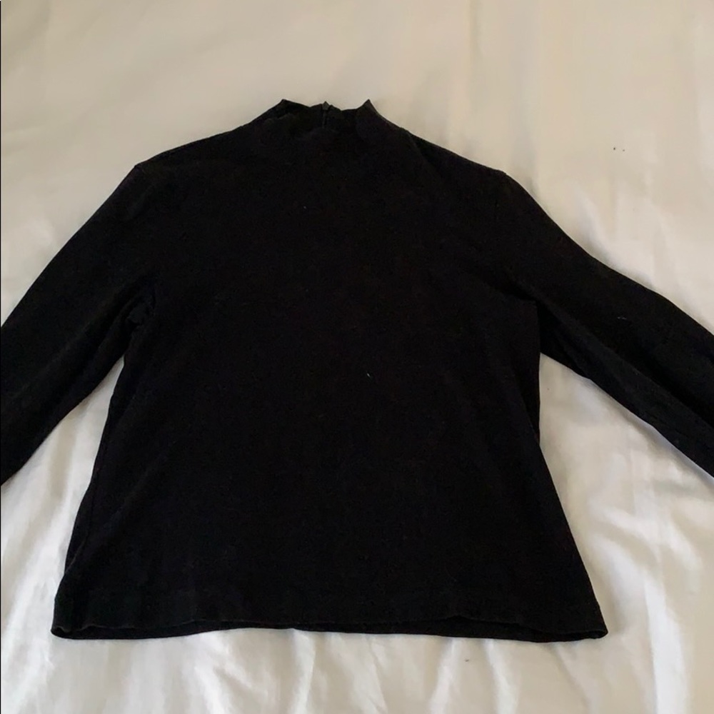 Escada Margaritha Ley Black turtleneck